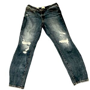 Universal Thread High Rise Skinny size 17L Distressed Jeans